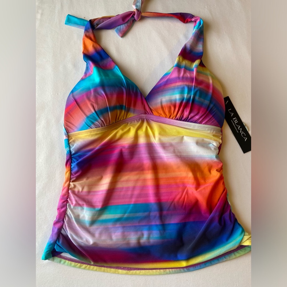 La Blanca
Women's Halter
Tankini Swimsuit
Top